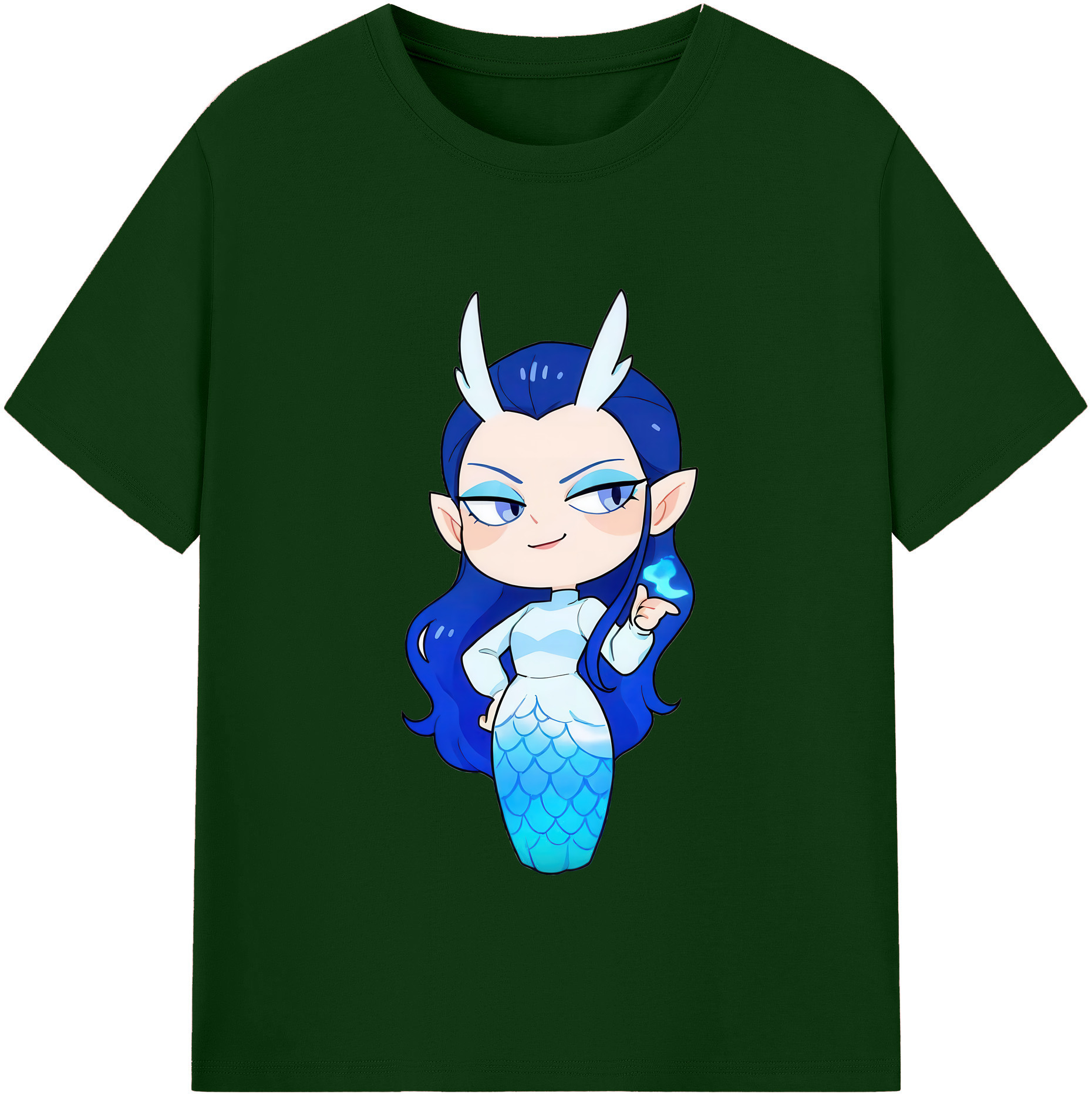 （画像用） Ne Zha 2 ナタ 魔童の大暴れ 綿100％半袖Tシャツ（フロントプリント）